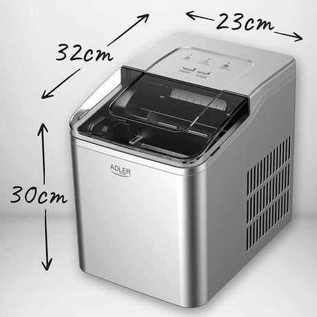 Adler Masina de gheata Aparat De Facut Gheata Adler AD8086 | 100W, 12kg/24h, Rezervor 2.2L