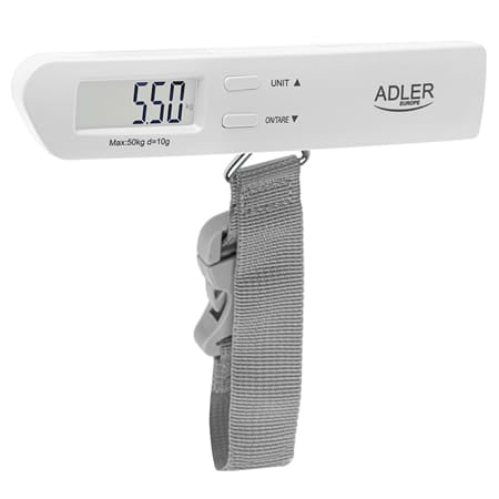 Adler Cantar bagaje Cantar Bagaje Adler AD8191 | Max 50kg, Digital, Alb