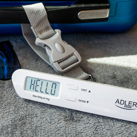 Adler Cantar bagaje Cantar Bagaje Adler AD8191 | Max 50kg, Digital, Alb