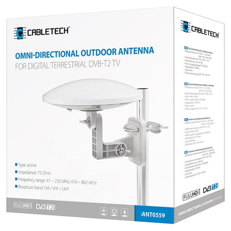 Cabletech Antena TV Antena TV Cabletech ANT0559 | DVB-T, Exterior
