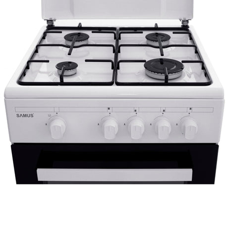 Samus Aragaz Aragaz Samus SM 450ABS | 4 Arzatoare, Gaz, Alb, 50x55x85cm