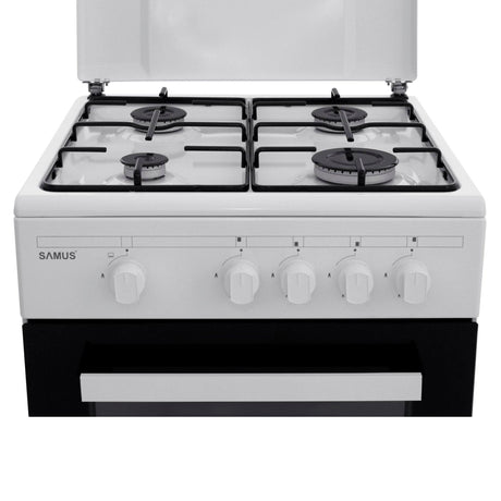Samus Aragaz Aragaz Samus SM 450ABS | 4 Arzatoare, Gaz, Alb, 50x55x85cm
