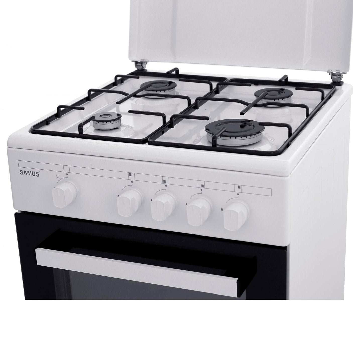 Samus Aragaz Aragaz Samus SM 450ABS | 4 Arzatoare, Gaz, Alb, 50x55x85cm