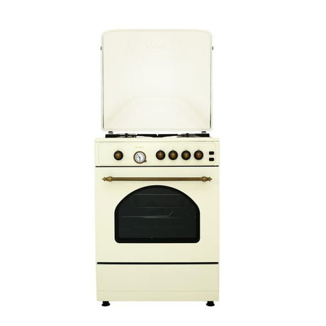 Samus Aragaz Aragaz Samus SR660G4C1 | 4 Arzatoare Gaz, 60cm, Cuptor Gaz, Alb, 60x60x85cm