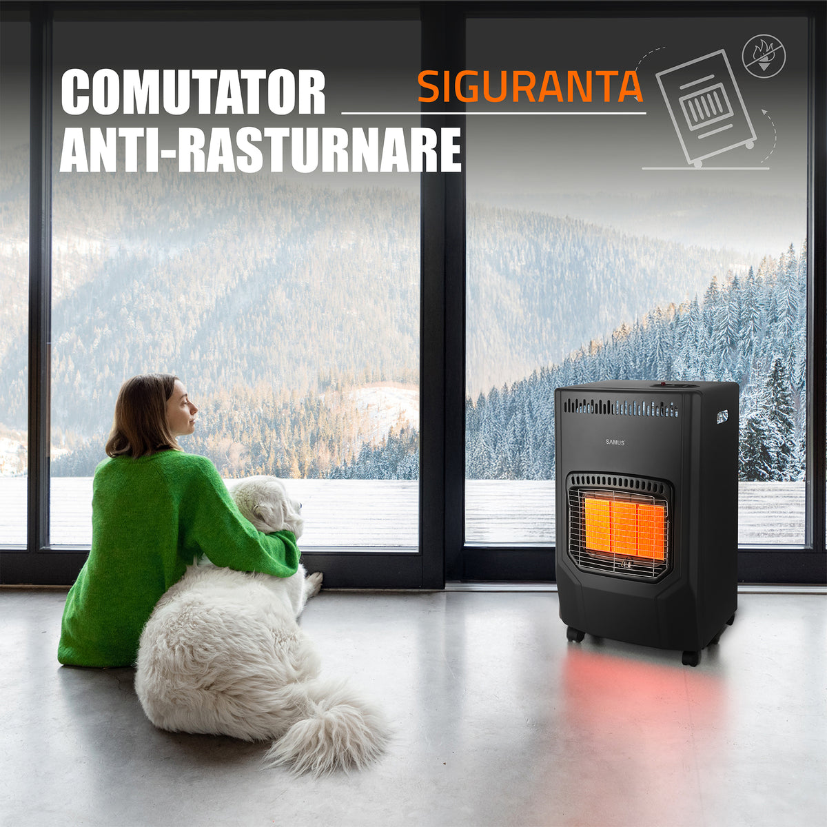 Soba pe gaz Samus RS423 | 15kg