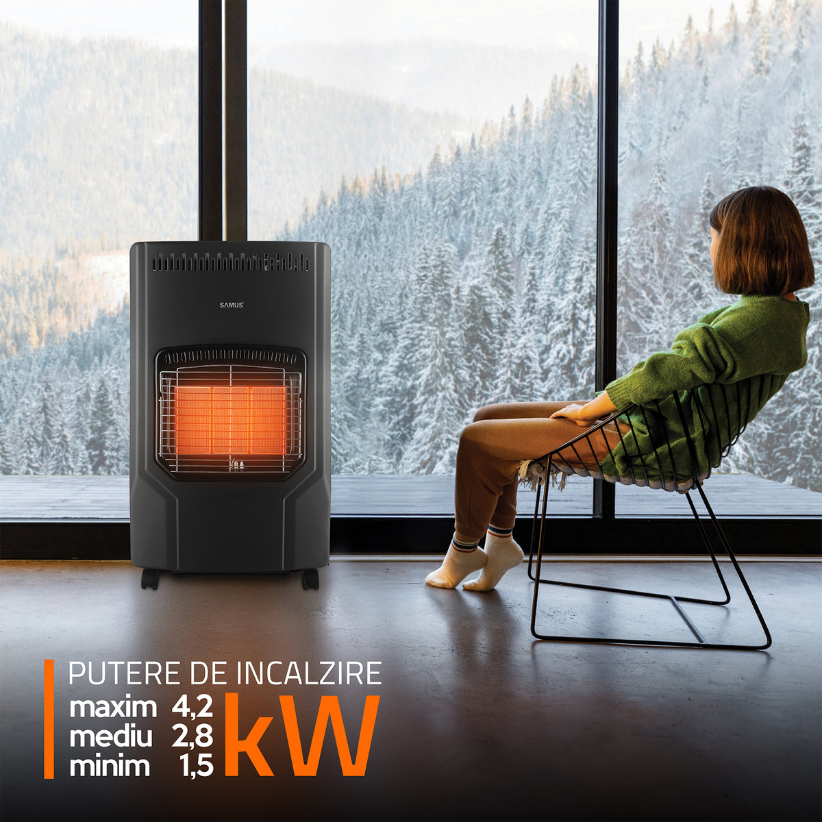 Soba pe gaz Samus RS423 | 15kg