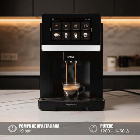 Espressor Samus MAGNIFIQUE 19 | 1.7L, 19 Bar, Negru