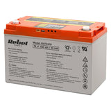 Rebel Acumulator Acumulator Gel Plumb Rebel BAT0410 | 12V, 100Ah, Deep Cycle, Afisaj