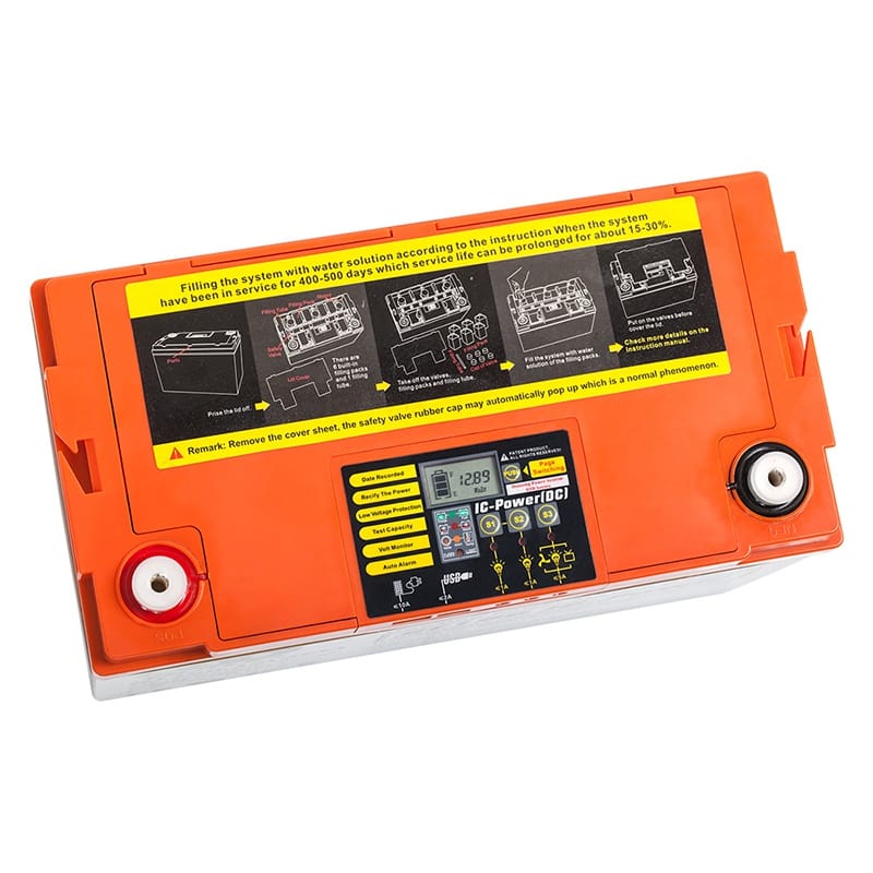 Rebel Acumulator Acumulator Gel Plumb Rebel BAT0410 | 12V, 100Ah, Deep Cycle, Afisaj