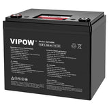 Vipow Acumulator Acumulator LiFePO4 Vipow BAT0496 | 12.8V, 100Ah, BMS