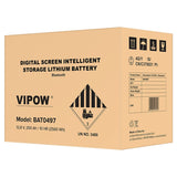Vipow Acumulator Acumulator Vipow BAT0497 | LiFePO4, 12V, 200Ah, Bluetooth
