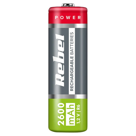 Lechpol ACUMULATORI NI-MH AA R6 2600MAH BLISTER 4 BUC REBEL