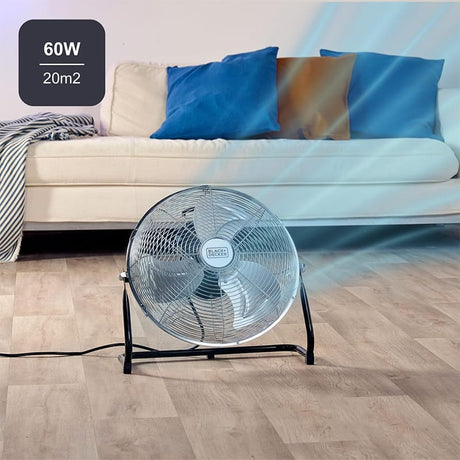 Black&Decker Ventilator Ventilator de Podea Black&Decker BD-BXEFF61E | 45cm, 3 Viteze, 120W