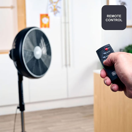 Black&Decker Ventilator Ventilator cu Picior Black&Decker BD-BXEFP51E | 50W, 3 Viteze, Negru
