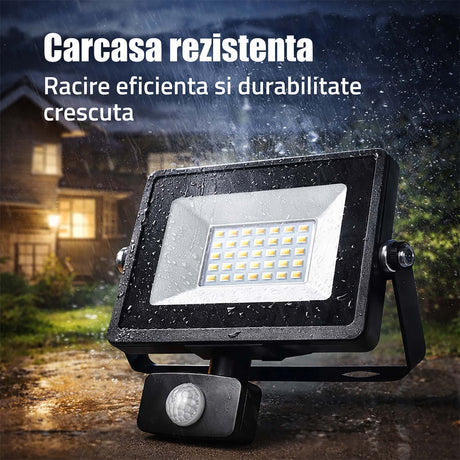 Samus Proiector LED Proiector LED Samus SLPR1870LM-20W-6500K-PIR-PIR | 20W, 1870lm, 6500K, Senzor PIR