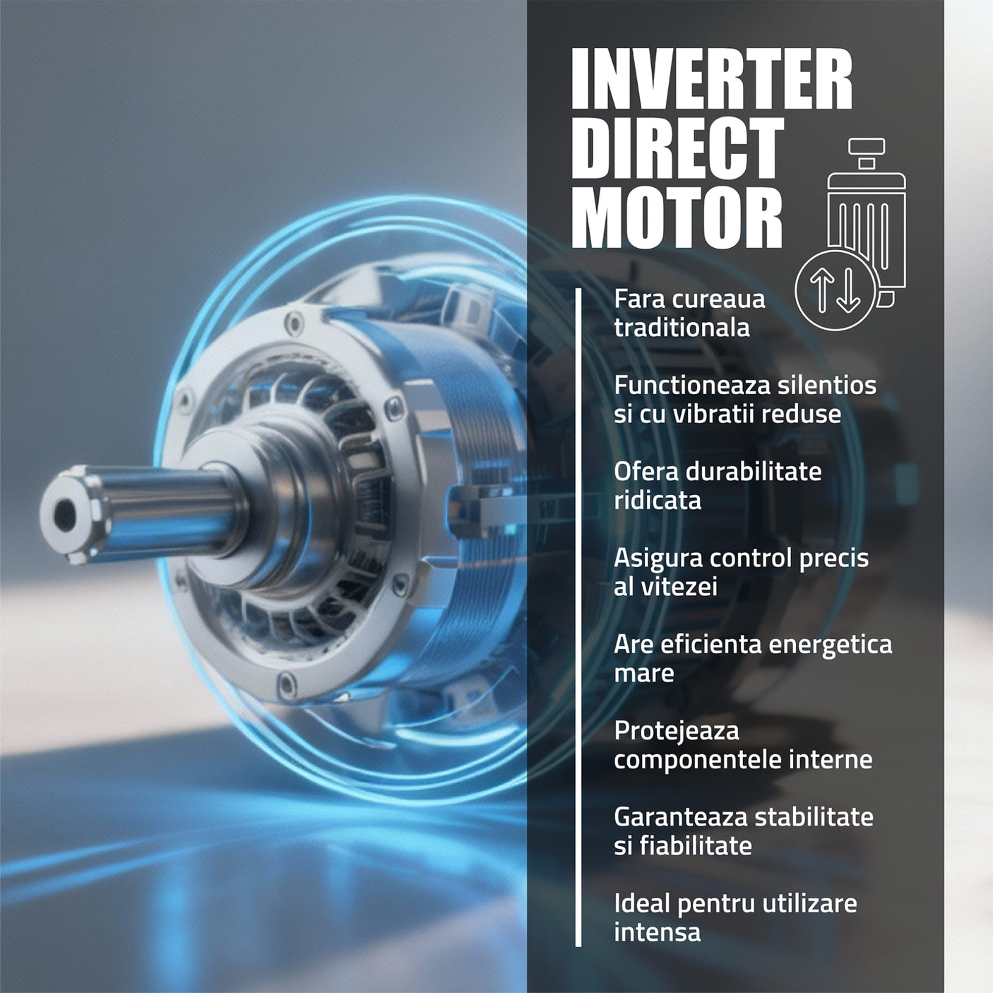 Samus Masina de spalat rufe Masina Spalat Rufe Samus WSCD10129IDM | Clasa A, 10kg, 1200 RPM, Inverter