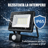 Samus Proiector LED Proiector LED Samus SLPR1870LM-20W-6500K-PIR-PIR | 20W, 1870lm, 6500K, Senzor PIR