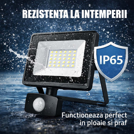 Samus Proiector LED Proiector LED Samus SLPR1870LM-20W-6500K-PIR-PIR | 20W, 1870lm, 6500K, Senzor PIR
