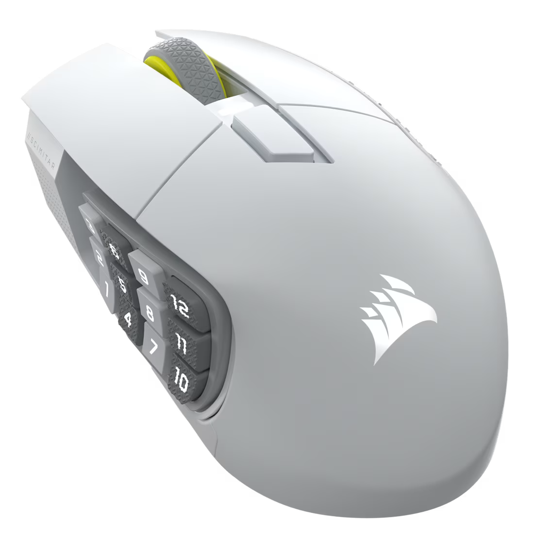 Corsair Mouse Mouse Gaming CORSAIR SCIMITAR ELITE WIRELESS SE | 33000 DPI, Wireless, Optical, Alb