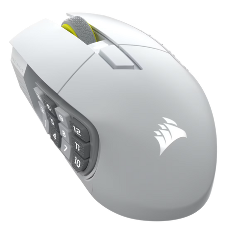 Corsair Mouse Mouse Gaming CORSAIR SCIMITAR ELITE WIRELESS SE | 33000 DPI, Wireless, Optical, Alb