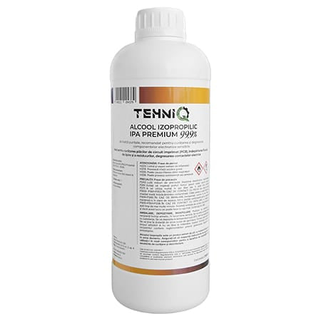 Lechpol ALCOOL IZOPROPILIC IPA PREMIUM 99.9% 1L HDPE TEHNIQ