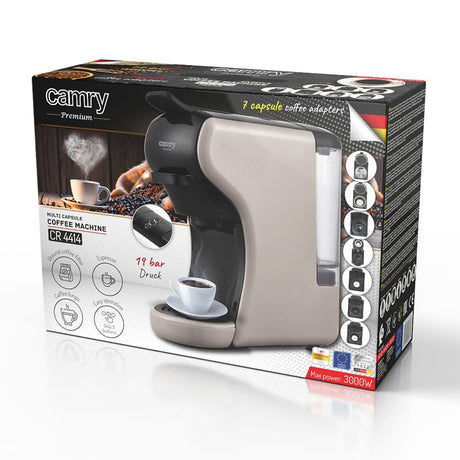 Camry Espressor manual Espressor Camry CR4414BM | 19 Bar, Multi Capsule, 1450W