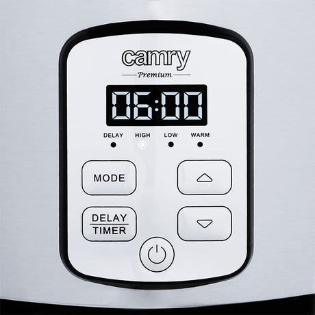 Camry Multicooker Slow Cooker Camry CR6414 | 4.7L, 200W, Digital, Ceramic Bowl