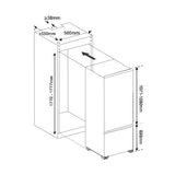 Combina frigorifică Samus SCBI345  - capacitate brută: 265 litri