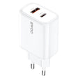 Bwoo Incarcator Incarcator Retea Bwoo GSM191509 | 1x USB, 1x USB-C, Fast Charging PD 36W, Alb