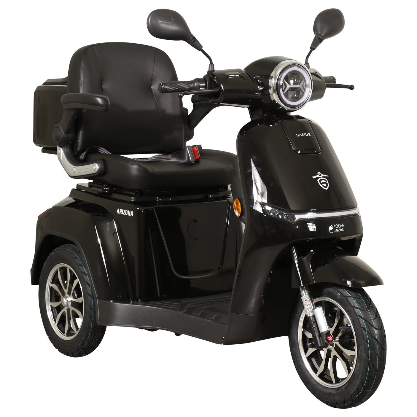Samus Bicicleta electrica Triciclu Electric Samus Arizona-3R1-10T1000-60V20-Black | 1000W, 60V20Ah, Negru