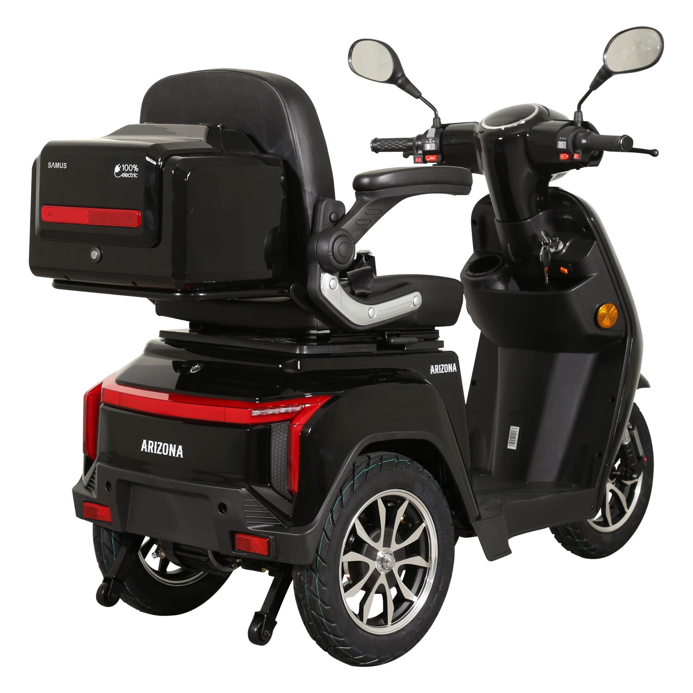 Samus Bicicleta electrica Triciclu Electric Samus Arizona-3R1-10T1000-60V20-Black | 1000W, 60V20Ah, Negru