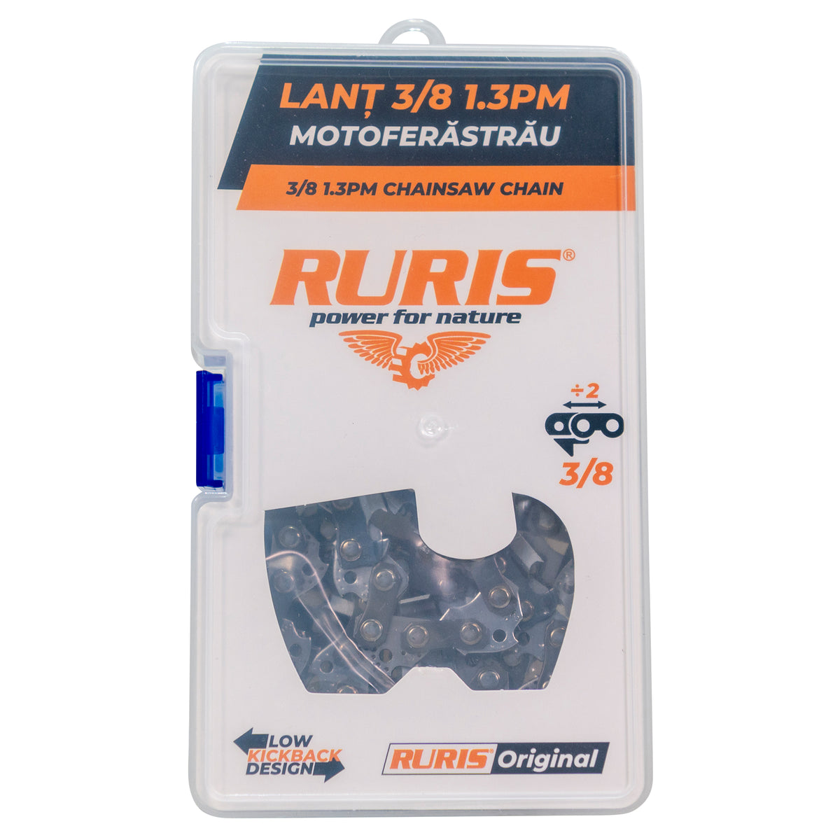 Lanț RURIS 3/8 1.3 mm 28+1 dinți, 40 cm