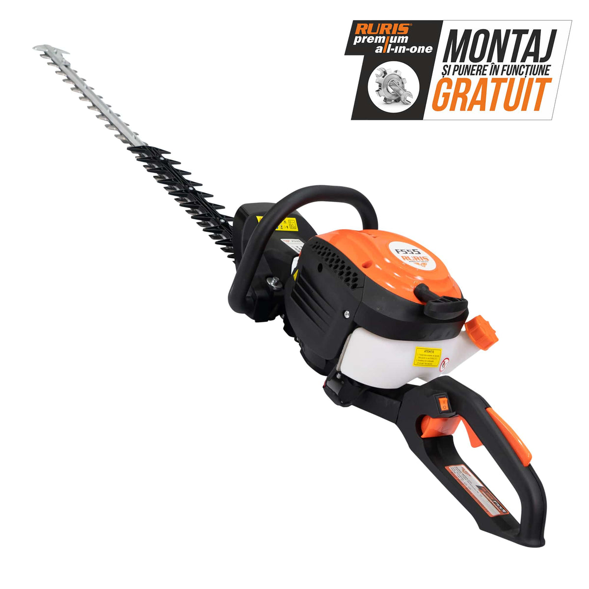 Ruris Foarfeca gard viu Motofoarfeca RURIS F555 | 1 CP, TEZ, Capacitate rezervor 350 ml
