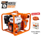 Ruris Motopompa Motopompa RURIS MP 80 + furtun refulare 3.0" 20m | 7 CP, General Engine, Debit maxim 48 m³/h