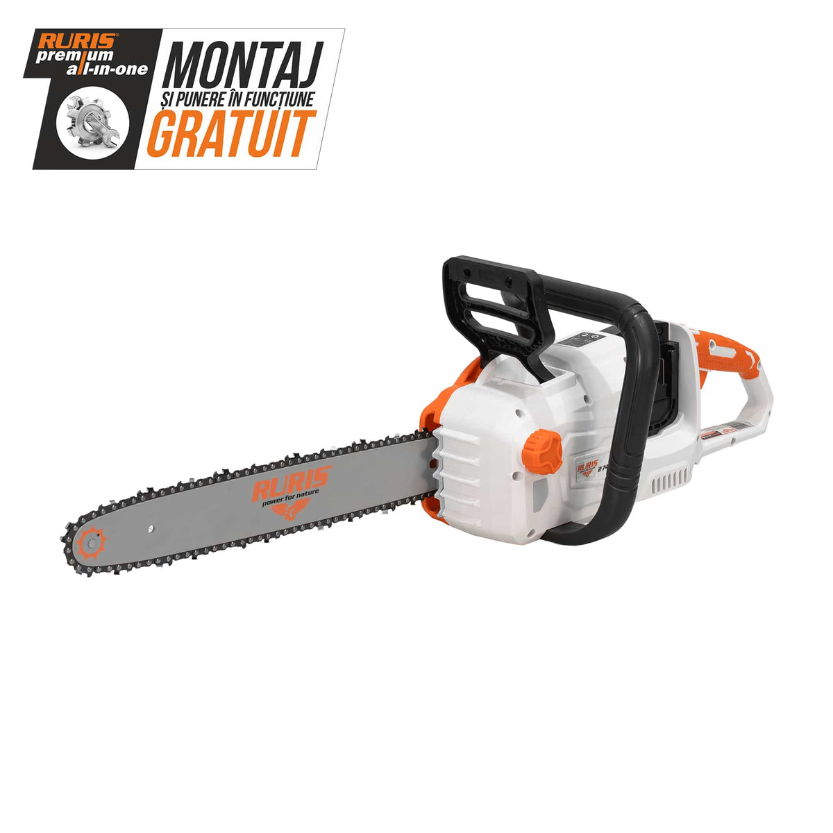 Ruris Electroferastrau Electroferastrau pe acumulator RURIS 2744E | Electric, fără perii, Port acumulatori 2, Turaţie 13500 rpm