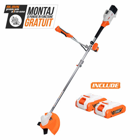 Ruris Motocoasa Motocoasa pe acumulator RURIS 3044E Power Alfa Up (contine 2 acumulatori 2400e x-charge) | Electric, fara perii