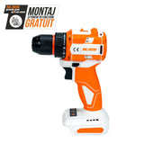 Ruris Masina de gaurit si insurubat Masina de gaurit/insurubat pe acumulator RURIS RMX1260 | Electric, fara perii, Cuplu maxim 60 Nm, Numar viteze 2