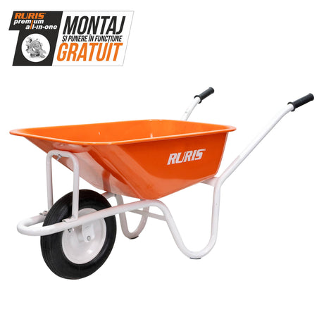 Ruris Roaba Roaba RURIS RTS 1085C CUVA METAL 85L | Capacitate cuvă 85 litri, Capacitate maximă de încărcare 200 kg