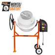 Ruris Betoniera Betoniera RURIS Betalux 1200X | Electric, Alimentare 230V~ 50Hz, Volum cuva 120 Litri