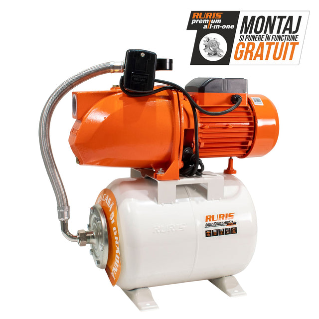 Ruris Hidrofor Hidrofor RURIS Aquapower 4010S | 1800W, Debit 60l/min, Adâncime maximă absorbţie 9m