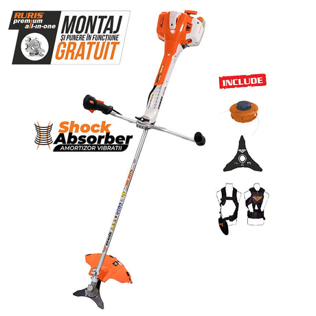 Ruris Motocoasa Motocoasa RURIS RR400C | Khuma, 2 timpi, Capacitate rezervor 1000ml, 2.8 cp
