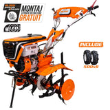 Ruris Motosapa Motosapatoare RURIS 732K + roti cauciuc 5.00-8 | General Engine, Lățime de lucru 560-830 mm, 7.5 CP