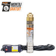 Ruris Pompa submersibila Pompa submersibila RURIS Aqua 105 | 1500W, Debit 2,6m³/h, Înălțime maximă refulare 140m