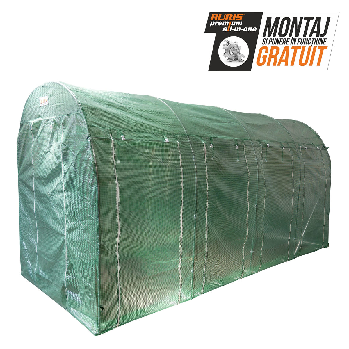 Ruris Solar gradina Solariu RURIS UP450 | Cadrul Țeava metalica galvanizata, Diametru teava 19mm, Densitate 140 g/m2
