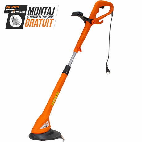 Ruris Trimmer iarba Trimmer electric RURIS TE400 | 400W, 230-240V / 50Hz, Viteză de rotaţie 14000 rpm