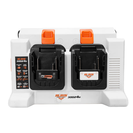 Ruris Invertor portabil Invertor portabil pe acumulator RURIS 30024E (contine 4 acumulatori 2400e x-charge) | 300 W, Port Acumulatori 4