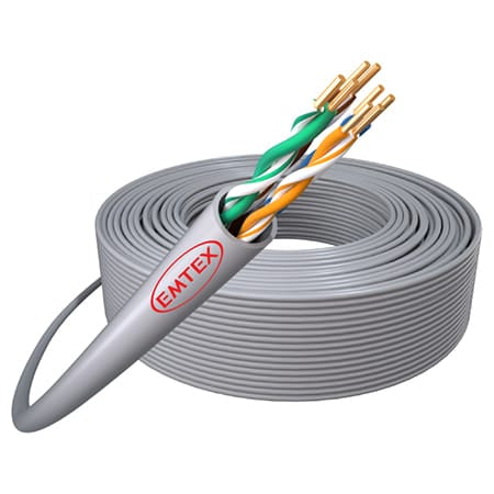 Emtex Cablu UTP Cablu UTP Emtex KAB-EMT13 | Cat5e, Cupru, 24AWG, 305m