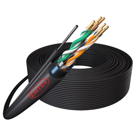 Emtex Cablu FTP Cablu FTP Emtex KAB-EMT15 | Cat5E, Cu Sufa, Cupru 24AWG, 305m