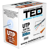 Ted Electric Cablu UTP Cablu UTP Ted Electric KAB-TED4 | Cat 5e, Cupru 0.5mm, 305m