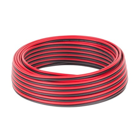 Lechpol CABLU DIFUZOR CCA 2X0.75MM ROSU/NEGRU 10M